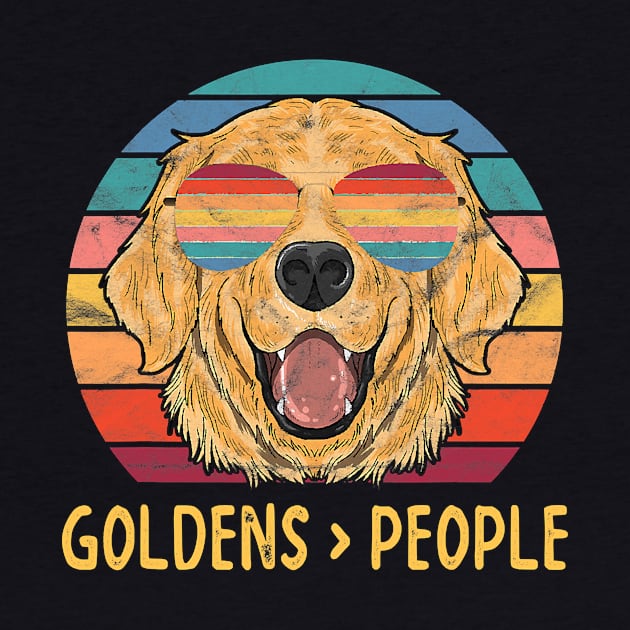 Golden Retrievers Over People by eldridgejacqueline